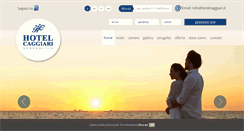 Desktop Screenshot of hotelcaggiari.it